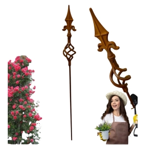 Solidna Podpora metalowa do roślin pnących kwiatów róż trejaż 120cm PERGOLA